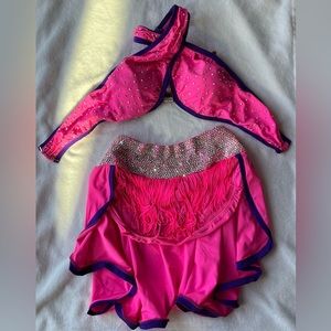 Beautiful, custom dance costume of suitable for WBFF theme wear!